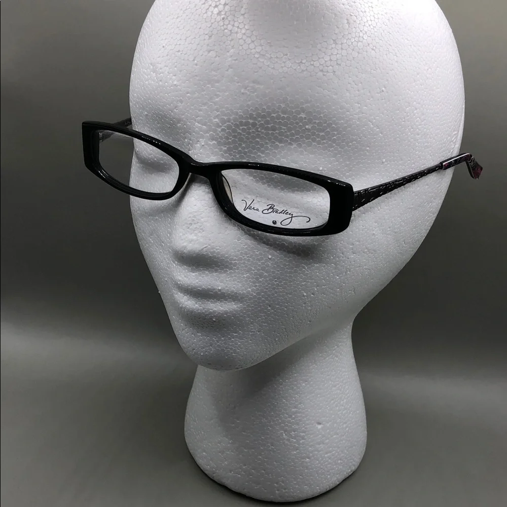 VERA BRADLEY Jill Boysenberry Glasses Frames 50-16-130 Oval Elongated NEW